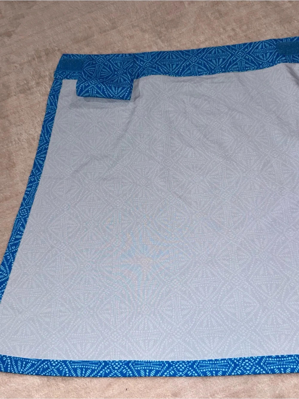 Ripskirt Hawaii Electric Blue Patterned Mini Skirt